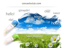 Tablet Screenshot of concertoclub.com